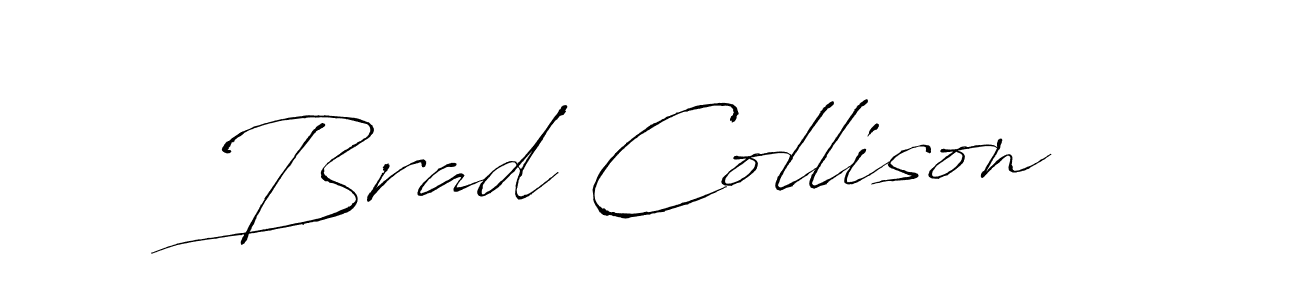 Make a beautiful signature design for name Brad Collison. With this signature (Antro_Vectra) style, you can create a handwritten signature for free. Brad Collison signature style 6 images and pictures png