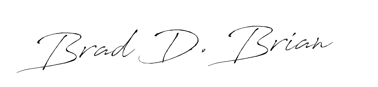 Make a beautiful signature design for name Brad D. Brian. With this signature (Antro_Vectra) style, you can create a handwritten signature for free. Brad D. Brian signature style 6 images and pictures png