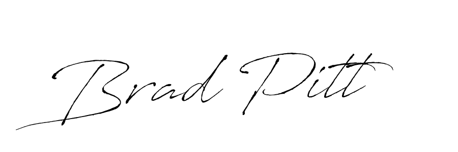 Make a beautiful signature design for name Brad Pitt. With this signature (Antro_Vectra) style, you can create a handwritten signature for free. Brad Pitt signature style 6 images and pictures png