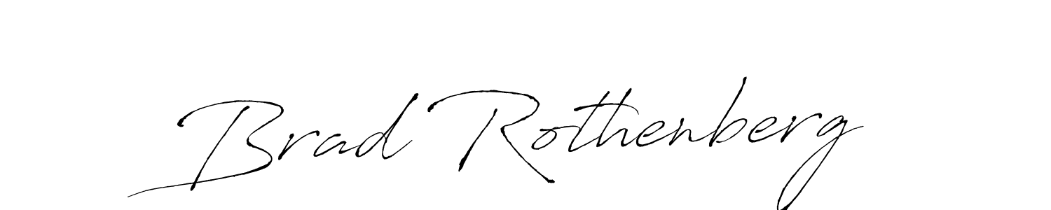 Create a beautiful signature design for name Brad Rothenberg. With this signature (Antro_Vectra) fonts, you can make a handwritten signature for free. Brad Rothenberg signature style 6 images and pictures png