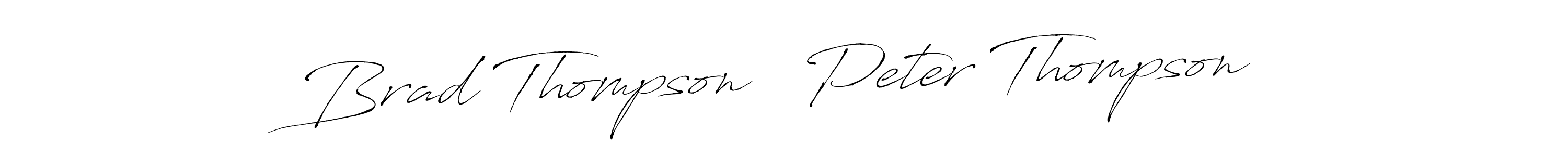 The best way (Antro_Vectra) to make a short signature is to pick only two or three words in your name. The name Brad Thompson   Peter Thompson include a total of six letters. For converting this name. Brad Thompson   Peter Thompson signature style 6 images and pictures png