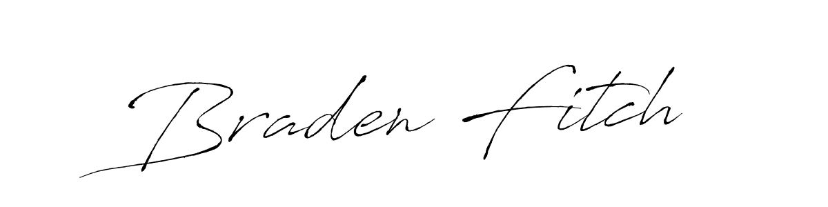 Braden Fitch stylish signature style. Best Handwritten Sign (Antro_Vectra) for my name. Handwritten Signature Collection Ideas for my name Braden Fitch. Braden Fitch signature style 6 images and pictures png