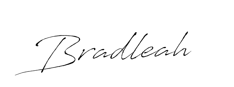 Design your own signature with our free online signature maker. With this signature software, you can create a handwritten (Antro_Vectra) signature for name Bradleah. Bradleah signature style 6 images and pictures png