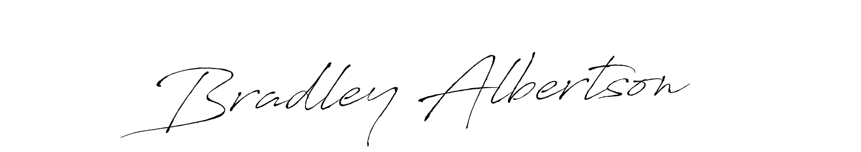 Design your own signature with our free online signature maker. With this signature software, you can create a handwritten (Antro_Vectra) signature for name Bradley Albertson. Bradley Albertson signature style 6 images and pictures png
