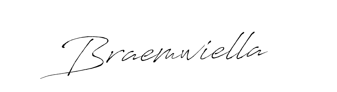 if you are searching for the best signature style for your name Braemwiella. so please give up your signature search. here we have designed multiple signature styles  using Antro_Vectra. Braemwiella signature style 6 images and pictures png