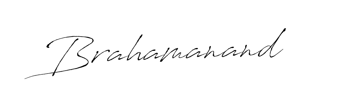 Brahamanand stylish signature style. Best Handwritten Sign (Antro_Vectra) for my name. Handwritten Signature Collection Ideas for my name Brahamanand. Brahamanand signature style 6 images and pictures png