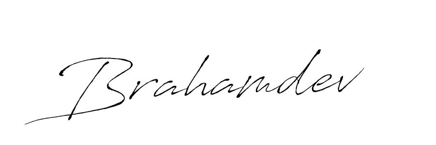 Brahamdev stylish signature style. Best Handwritten Sign (Antro_Vectra) for my name. Handwritten Signature Collection Ideas for my name Brahamdev. Brahamdev signature style 6 images and pictures png