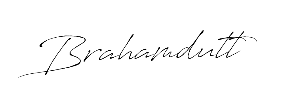 Create a beautiful signature design for name Brahamdutt. With this signature (Antro_Vectra) fonts, you can make a handwritten signature for free. Brahamdutt signature style 6 images and pictures png