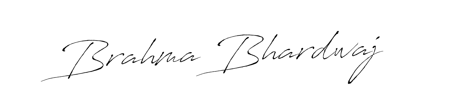 How to make Brahma Bhardwaj name signature. Use Antro_Vectra style for creating short signs online. This is the latest handwritten sign. Brahma Bhardwaj signature style 6 images and pictures png