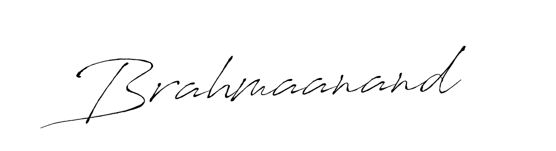 Design your own signature with our free online signature maker. With this signature software, you can create a handwritten (Antro_Vectra) signature for name Brahmaanand. Brahmaanand signature style 6 images and pictures png