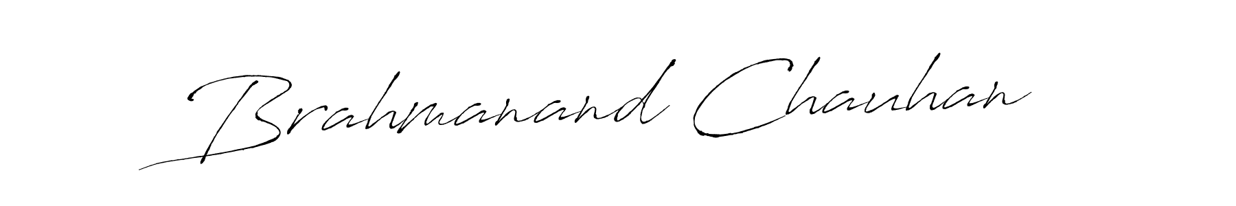 Make a beautiful signature design for name Brahmanand Chauhan. With this signature (Antro_Vectra) style, you can create a handwritten signature for free. Brahmanand Chauhan signature style 6 images and pictures png