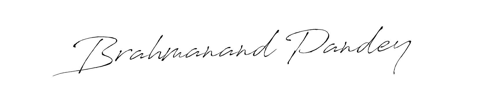 Make a beautiful signature design for name Brahmanand Pandey. With this signature (Antro_Vectra) style, you can create a handwritten signature for free. Brahmanand Pandey signature style 6 images and pictures png