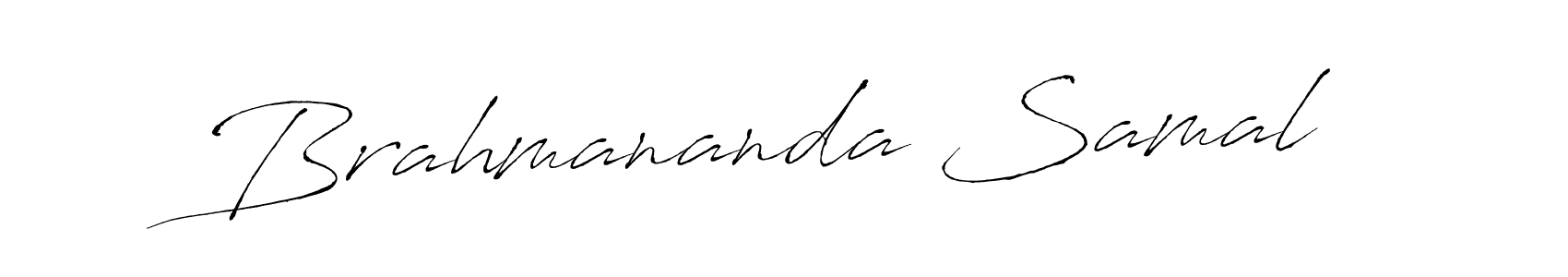 Create a beautiful signature design for name Brahmananda Samal. With this signature (Antro_Vectra) fonts, you can make a handwritten signature for free. Brahmananda Samal signature style 6 images and pictures png