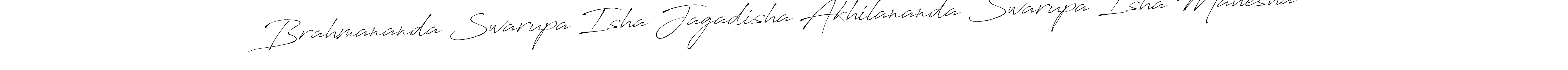 You can use this online signature creator to create a handwritten signature for the name Brahmananda Swarupa Isha Jagadisha Akhilananda Swarupa Isha Mahesha. This is the best online autograph maker. Brahmananda Swarupa Isha Jagadisha Akhilananda Swarupa Isha Mahesha signature style 6 images and pictures png