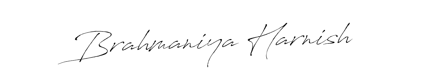 Make a beautiful signature design for name Brahmaniya Harnish. Use this online signature maker to create a handwritten signature for free. Brahmaniya Harnish signature style 6 images and pictures png