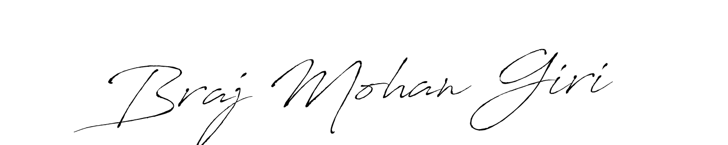 Use a signature maker to create a handwritten signature online. With this signature software, you can design (Antro_Vectra) your own signature for name Braj Mohan Giri. Braj Mohan Giri signature style 6 images and pictures png