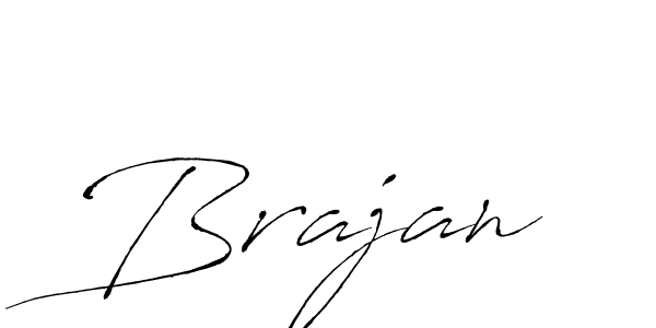 Design your own signature with our free online signature maker. With this signature software, you can create a handwritten (Antro_Vectra) signature for name Brajan. Brajan signature style 6 images and pictures png