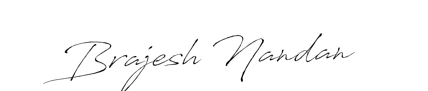 Brajesh Nandan stylish signature style. Best Handwritten Sign (Antro_Vectra) for my name. Handwritten Signature Collection Ideas for my name Brajesh Nandan. Brajesh Nandan signature style 6 images and pictures png