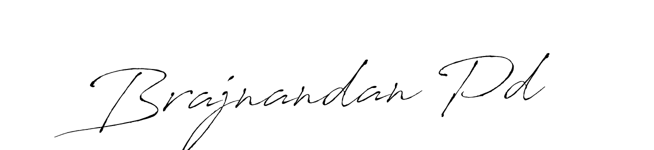 Design your own signature with our free online signature maker. With this signature software, you can create a handwritten (Antro_Vectra) signature for name Brajnandan Pd. Brajnandan Pd signature style 6 images and pictures png