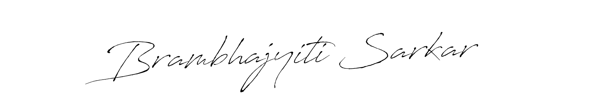 It looks lik you need a new signature style for name Brambhajyiti Sarkar. Design unique handwritten (Antro_Vectra) signature with our free signature maker in just a few clicks. Brambhajyiti Sarkar signature style 6 images and pictures png