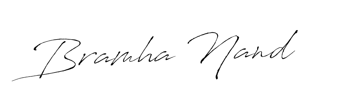 Bramha Nand stylish signature style. Best Handwritten Sign (Antro_Vectra) for my name. Handwritten Signature Collection Ideas for my name Bramha Nand. Bramha Nand signature style 6 images and pictures png