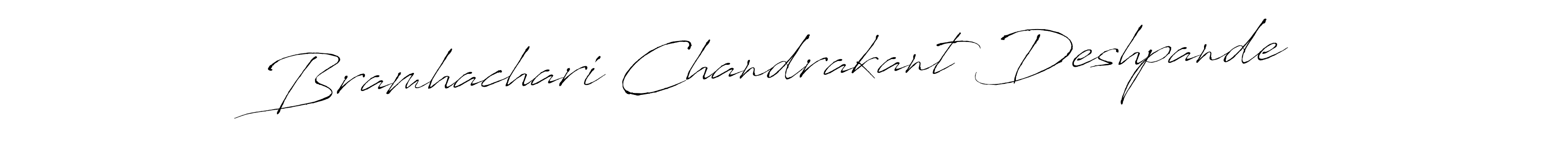 Also we have Bramhachari Chandrakant Deshpande name is the best signature style. Create professional handwritten signature collection using Antro_Vectra autograph style. Bramhachari Chandrakant Deshpande signature style 6 images and pictures png