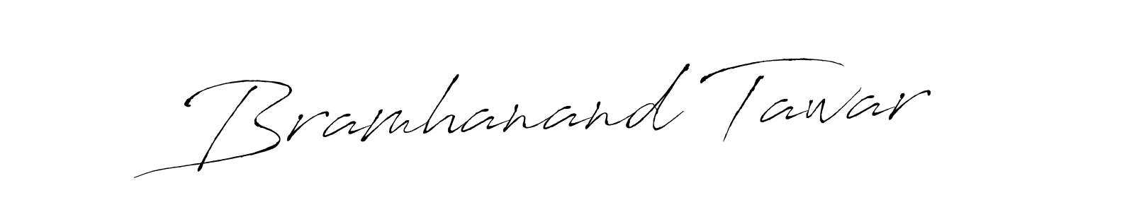 Create a beautiful signature design for name Bramhanand Tawar. With this signature (Antro_Vectra) fonts, you can make a handwritten signature for free. Bramhanand Tawar signature style 6 images and pictures png