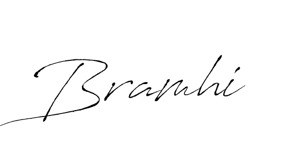 Create a beautiful signature design for name Bramhi. With this signature (Antro_Vectra) fonts, you can make a handwritten signature for free. Bramhi signature style 6 images and pictures png