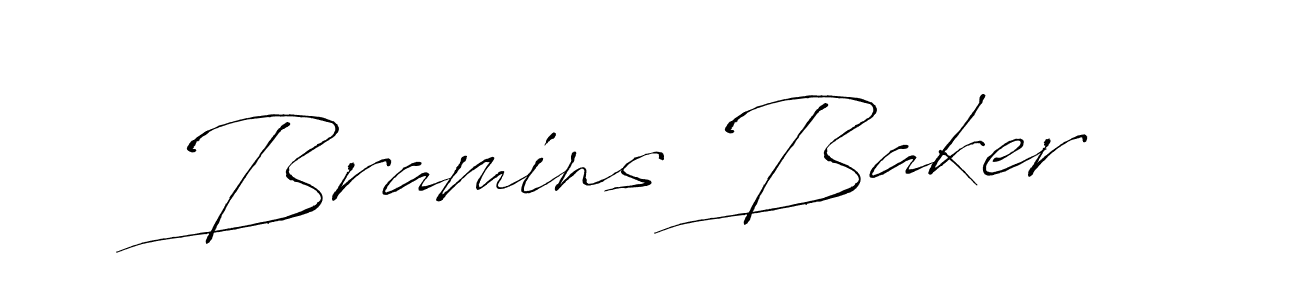 How to make Bramins Baker name signature. Use Antro_Vectra style for creating short signs online. This is the latest handwritten sign. Bramins Baker signature style 6 images and pictures png