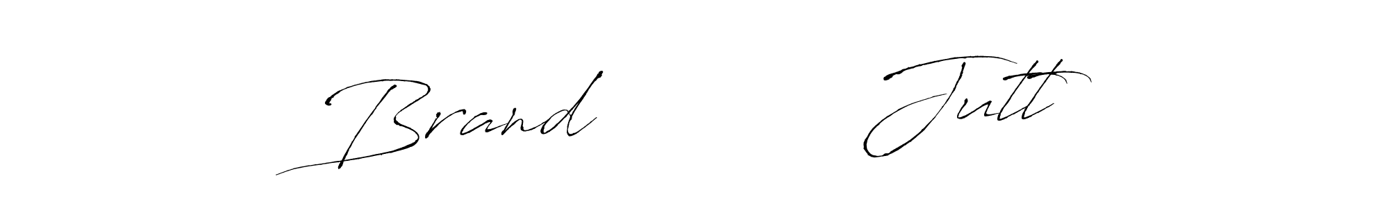 How to make Brand           Jutt name signature. Use Antro_Vectra style for creating short signs online. This is the latest handwritten sign. Brand           Jutt signature style 6 images and pictures png