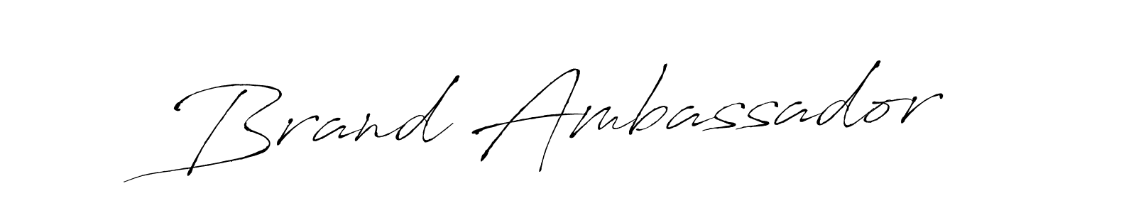 How to make Brand Ambassador signature? Antro_Vectra is a professional autograph style. Create handwritten signature for Brand Ambassador name. Brand Ambassador signature style 6 images and pictures png