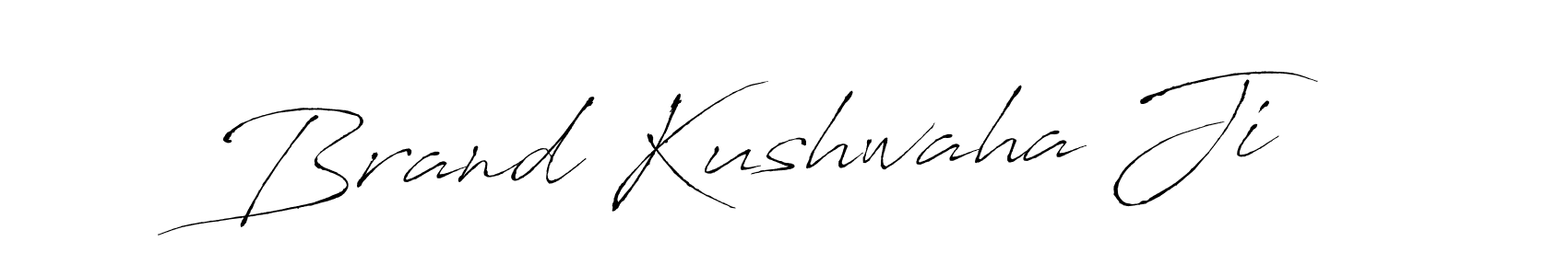 Make a beautiful signature design for name Brand Kushwaha Ji. With this signature (Antro_Vectra) style, you can create a handwritten signature for free. Brand Kushwaha Ji signature style 6 images and pictures png