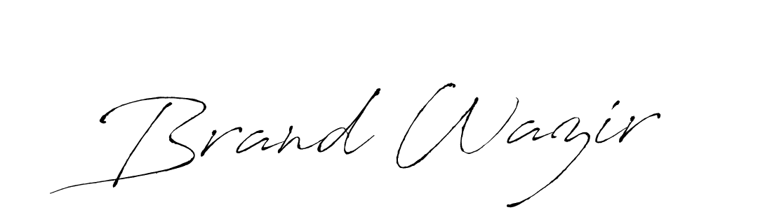 How to make Brand Wazir signature? Antro_Vectra is a professional autograph style. Create handwritten signature for Brand Wazir name. Brand Wazir signature style 6 images and pictures png