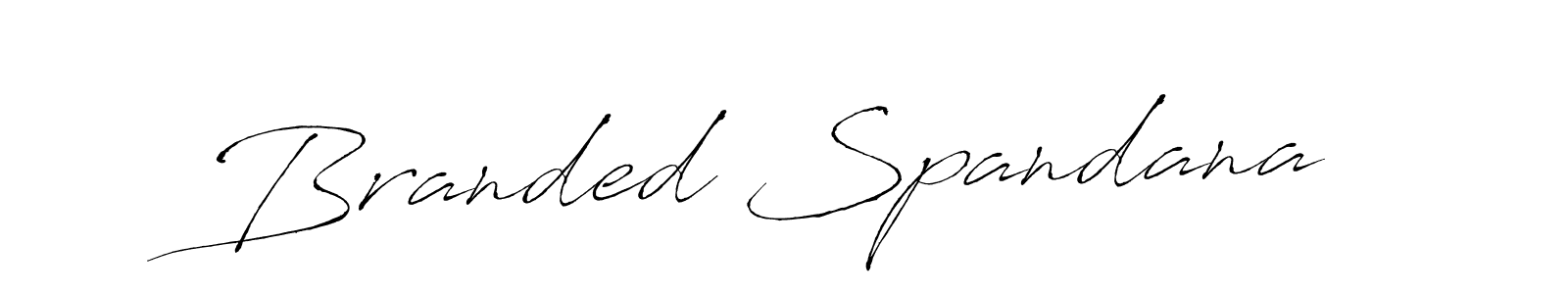 How to make Branded Spandana name signature. Use Antro_Vectra style for creating short signs online. This is the latest handwritten sign. Branded Spandana signature style 6 images and pictures png