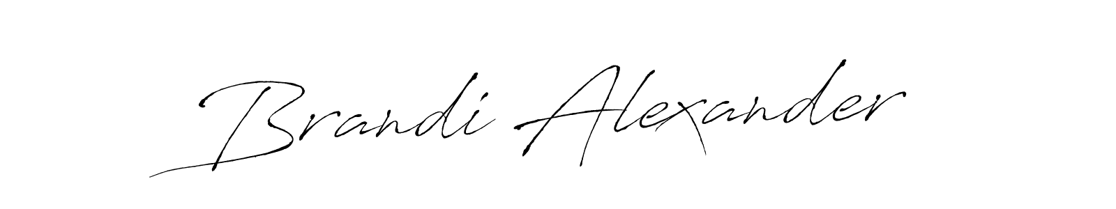 Make a beautiful signature design for name Brandi Alexander. With this signature (Antro_Vectra) style, you can create a handwritten signature for free. Brandi Alexander signature style 6 images and pictures png