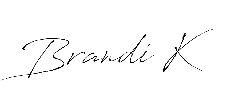 The best way (Antro_Vectra) to make a short signature is to pick only two or three words in your name. The name Brandi K include a total of six letters. For converting this name. Brandi K signature style 6 images and pictures png