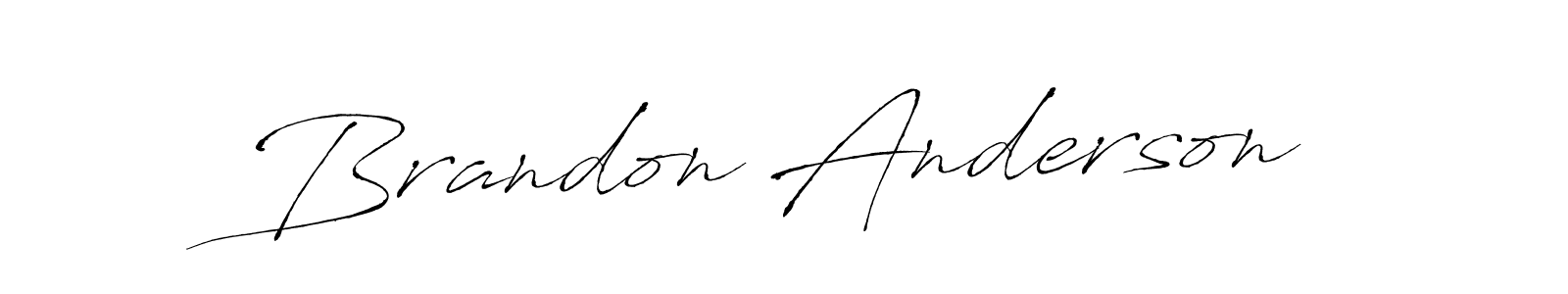 How to make Brandon Anderson name signature. Use Antro_Vectra style for creating short signs online. This is the latest handwritten sign. Brandon Anderson signature style 6 images and pictures png