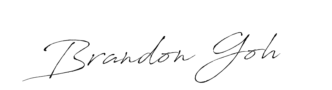 Design your own signature with our free online signature maker. With this signature software, you can create a handwritten (Antro_Vectra) signature for name Brandon Goh. Brandon Goh signature style 6 images and pictures png