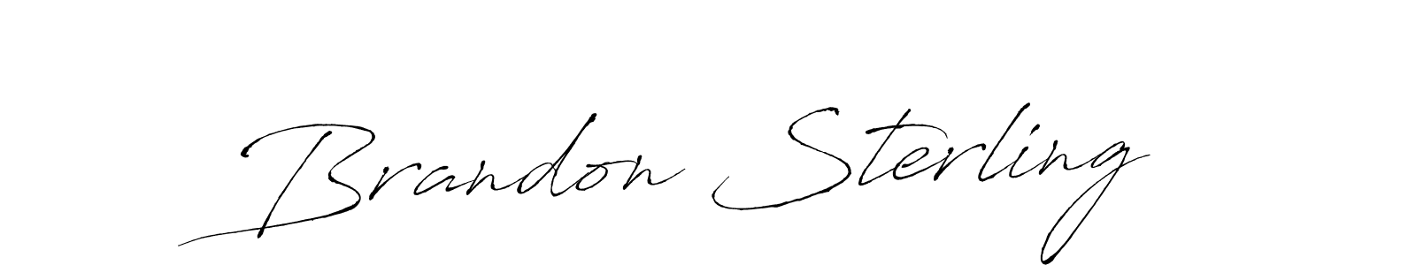 Create a beautiful signature design for name Brandon Sterling. With this signature (Antro_Vectra) fonts, you can make a handwritten signature for free. Brandon Sterling signature style 6 images and pictures png