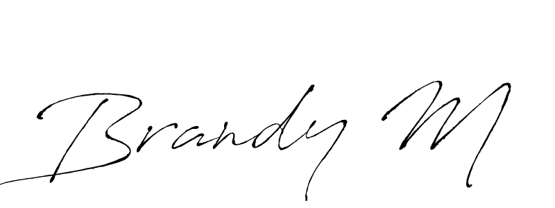 You should practise on your own different ways (Antro_Vectra) to write your name (Brandy M) in signature. don't let someone else do it for you. Brandy M signature style 6 images and pictures png