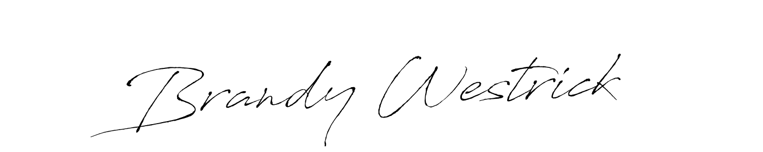 How to make Brandy Westrick name signature. Use Antro_Vectra style for creating short signs online. This is the latest handwritten sign. Brandy Westrick signature style 6 images and pictures png