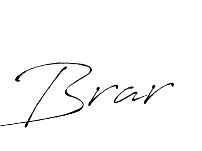 Make a beautiful signature design for name Brar. With this signature (Antro_Vectra) style, you can create a handwritten signature for free. Brar signature style 6 images and pictures png