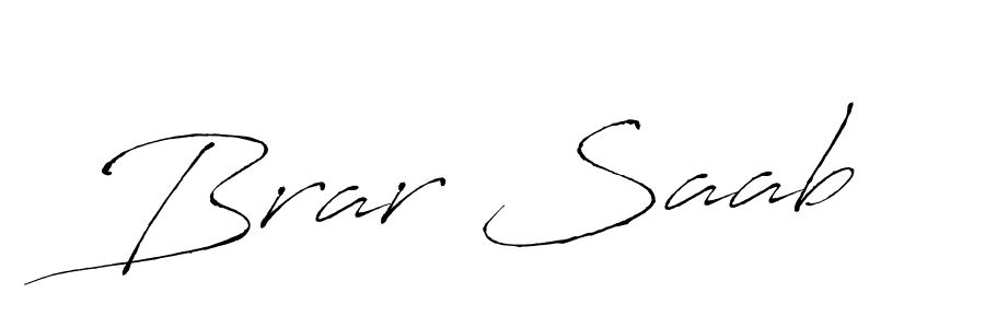 Brar Saab stylish signature style. Best Handwritten Sign (Antro_Vectra) for my name. Handwritten Signature Collection Ideas for my name Brar Saab. Brar Saab signature style 6 images and pictures png