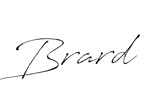 How to make Brard name signature. Use Antro_Vectra style for creating short signs online. This is the latest handwritten sign. Brard signature style 6 images and pictures png