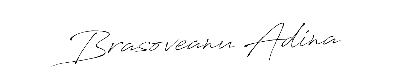 How to make Brasoveanu Adina name signature. Use Antro_Vectra style for creating short signs online. This is the latest handwritten sign. Brasoveanu Adina signature style 6 images and pictures png