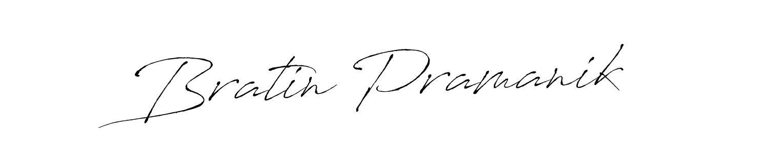 Also we have Bratin Pramanik name is the best signature style. Create professional handwritten signature collection using Antro_Vectra autograph style. Bratin Pramanik signature style 6 images and pictures png