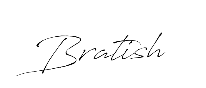 How to make Bratish signature? Antro_Vectra is a professional autograph style. Create handwritten signature for Bratish name. Bratish signature style 6 images and pictures png