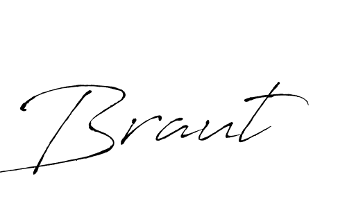 Braut stylish signature style. Best Handwritten Sign (Antro_Vectra) for my name. Handwritten Signature Collection Ideas for my name Braut. Braut signature style 6 images and pictures png