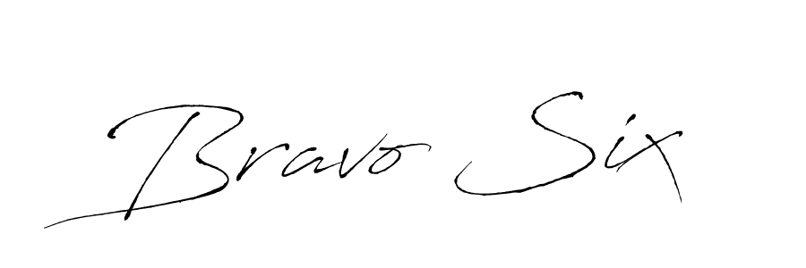 How to make Bravo Six name signature. Use Antro_Vectra style for creating short signs online. This is the latest handwritten sign. Bravo Six signature style 6 images and pictures png