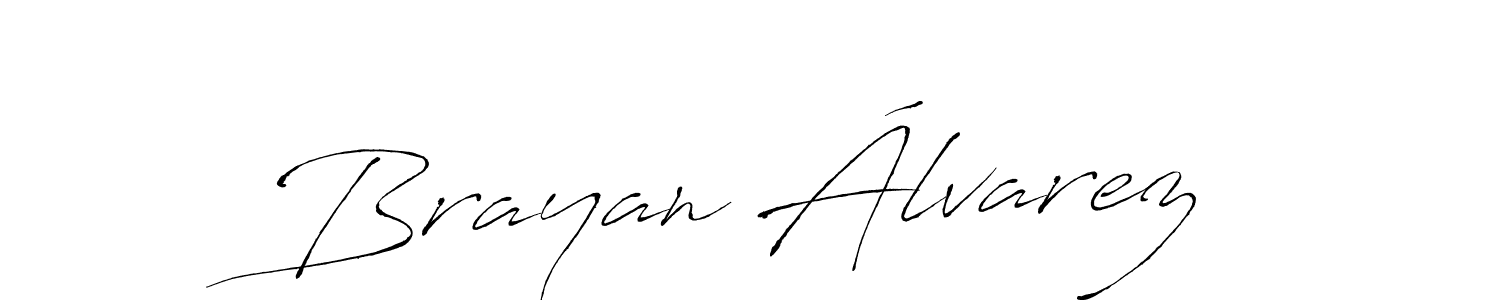 Also we have Brayan Álvarez name is the best signature style. Create professional handwritten signature collection using Antro_Vectra autograph style. Brayan Álvarez signature style 6 images and pictures png